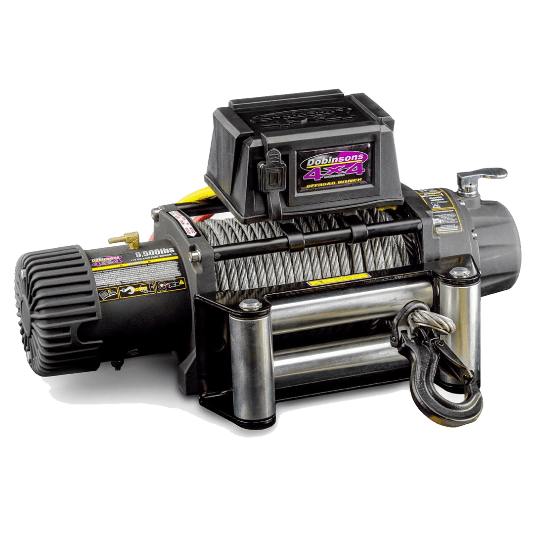 DOBINSONS Steel Cable Winch 9,500lbs